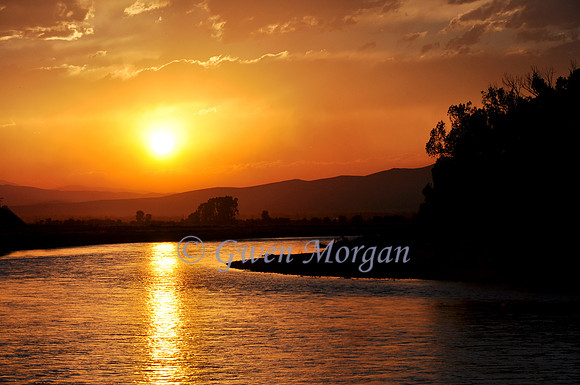 Sunset On The Gallatin River #3