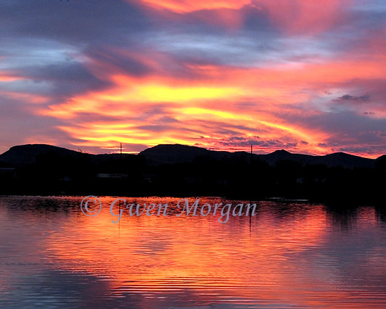 Sunset At Three Forks Ponds