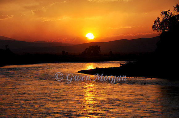 Sunset On The Gallatin River #4